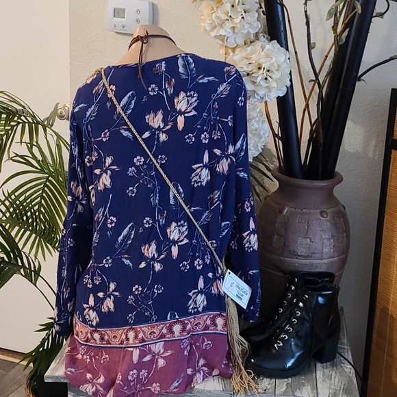 BOHO BEAUTIFUL S MULTI FLOWERED DRESS TUNIC - Picture 12 of 17